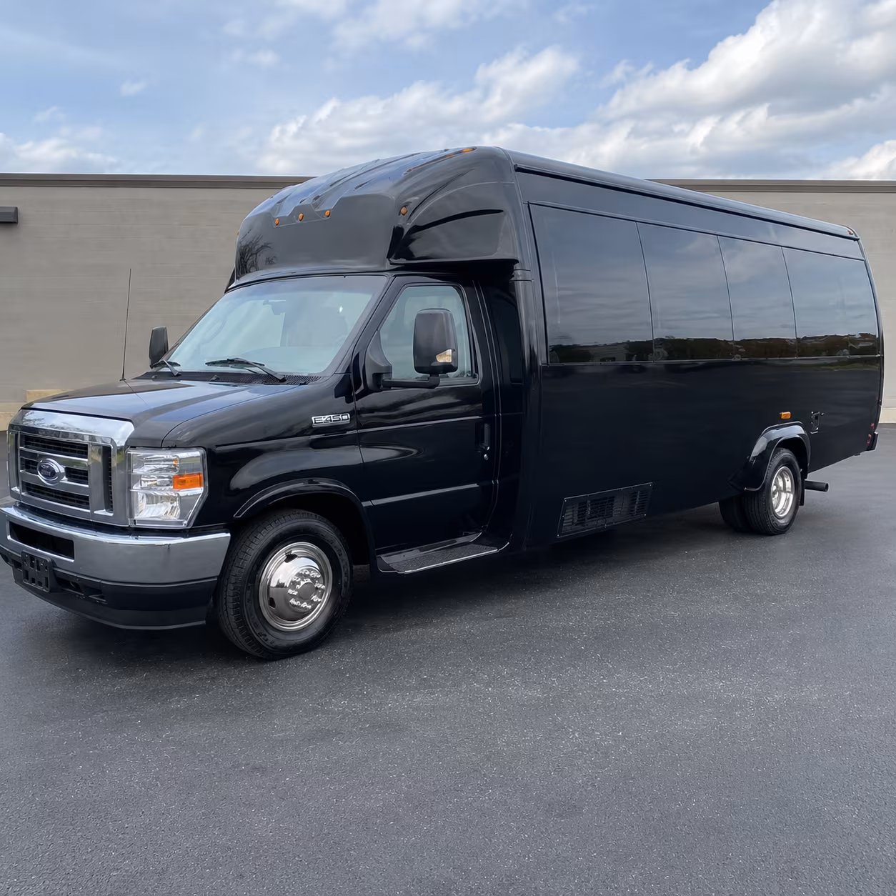 Passenger seating aboard a party bus rental serving Tallahassee