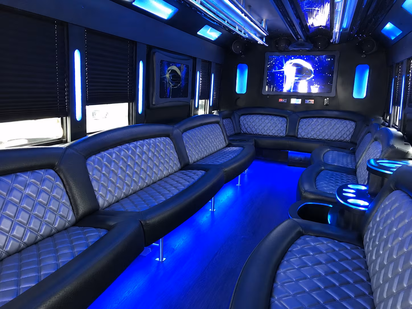 Tallahassee Bachelor & Bachelorette Transportation party bus exterior