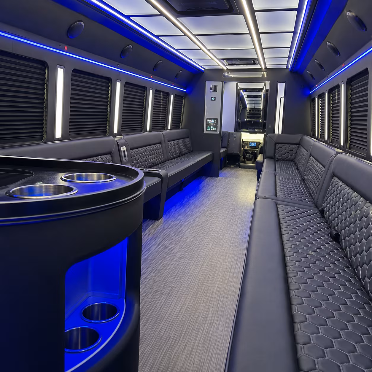 Tallahassee Birthday, Sweet 16, & Quinceañera Transportation party bus exterior