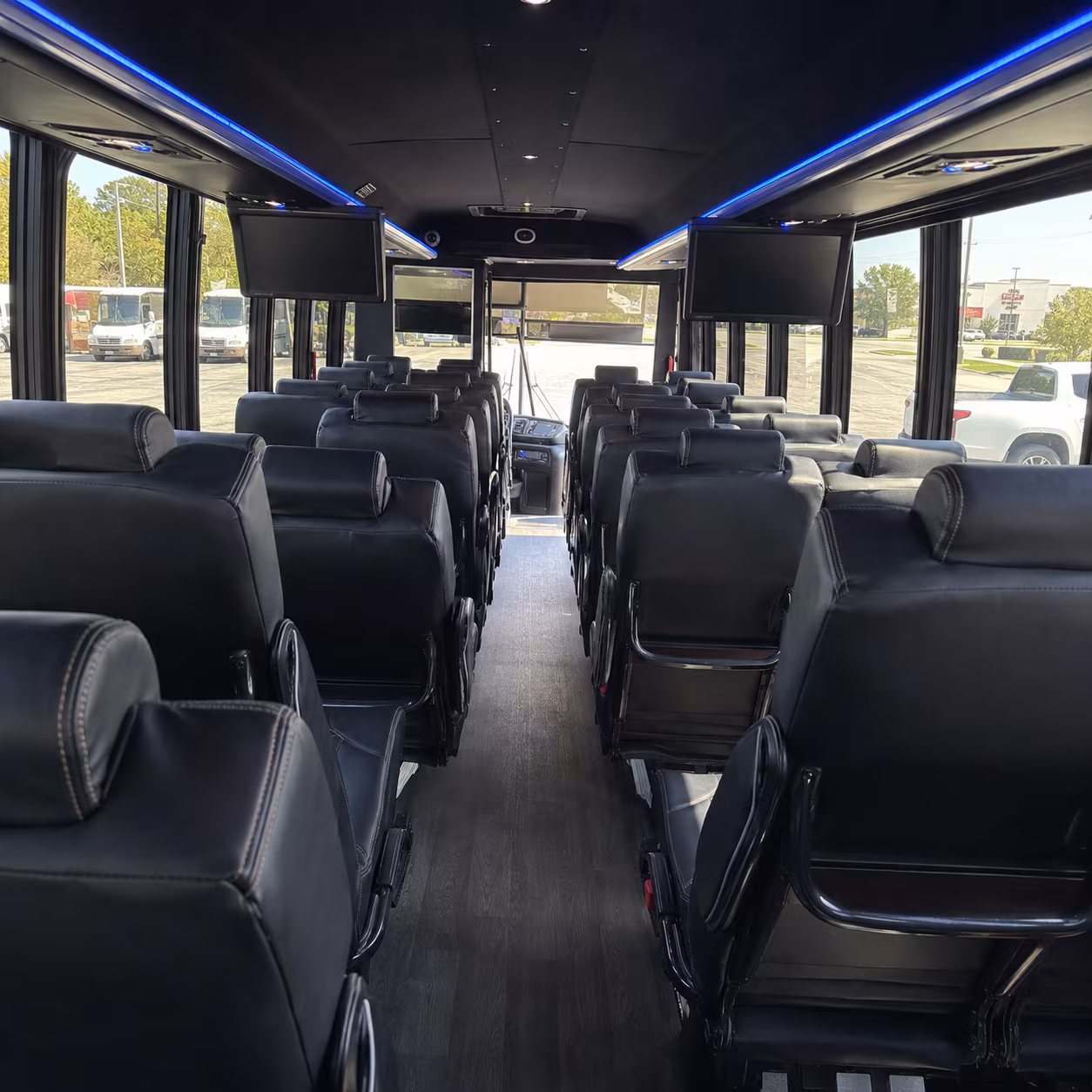 Tallahassee School Event Transportation party bus exterior