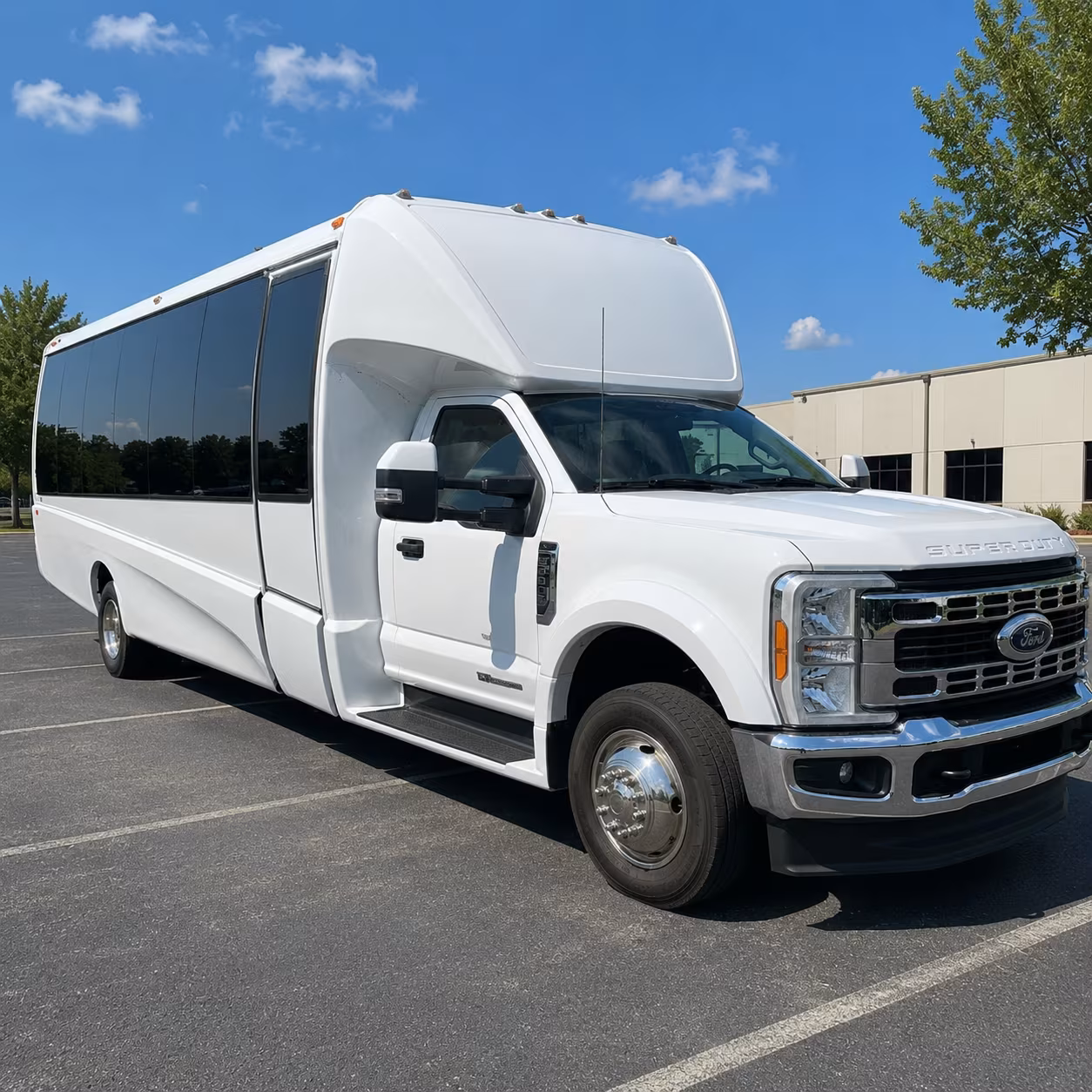 Tallahassee School Event Transportation party bus exterior