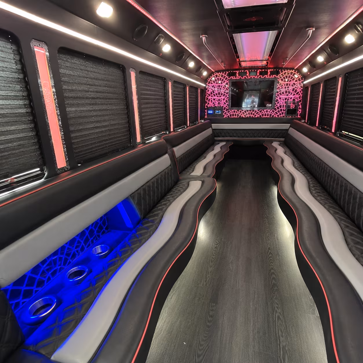 Tallahassee Sporting Event Transportation party bus exterior