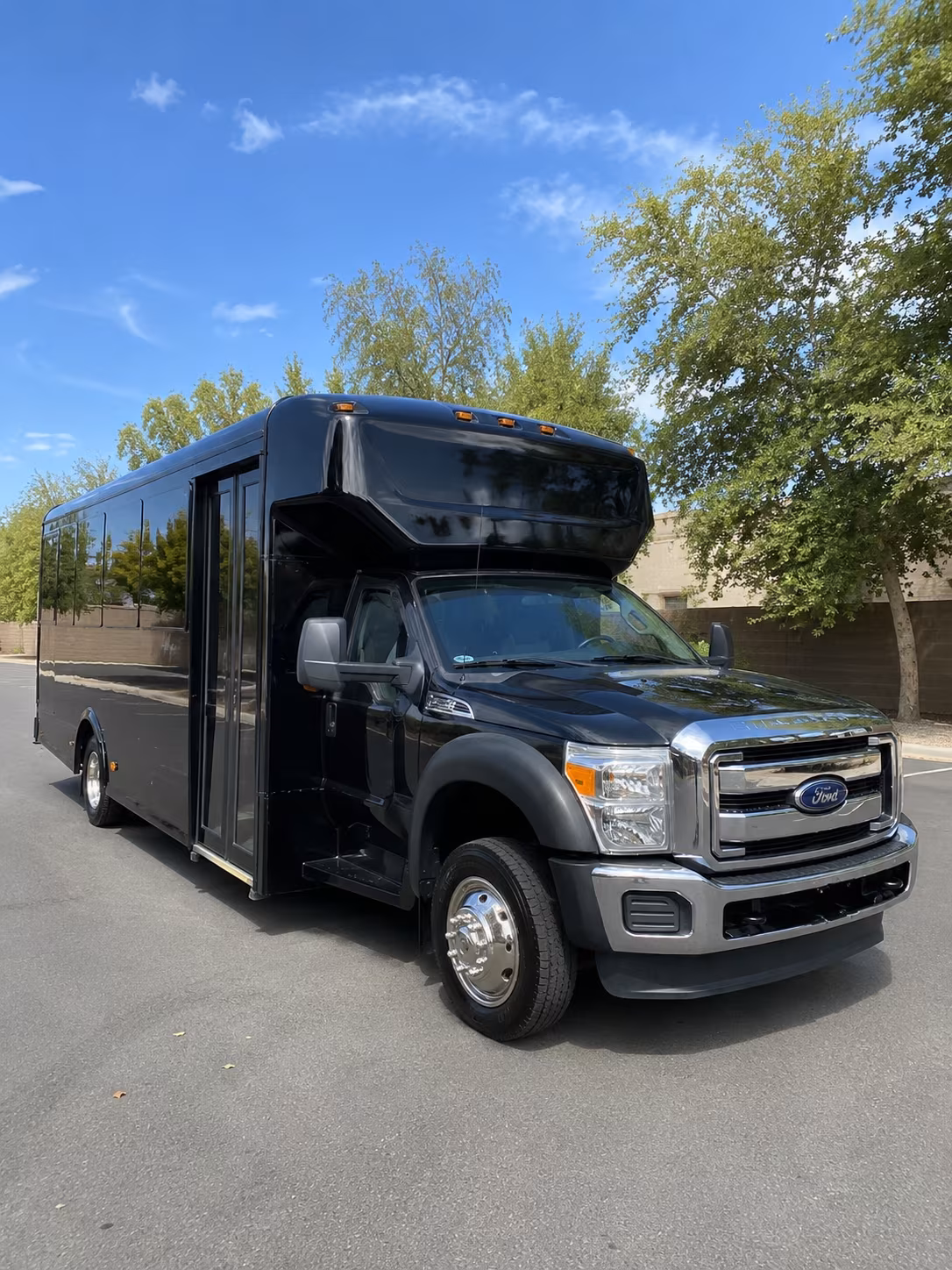 Tallahassee Wedding Transportation party bus exterior