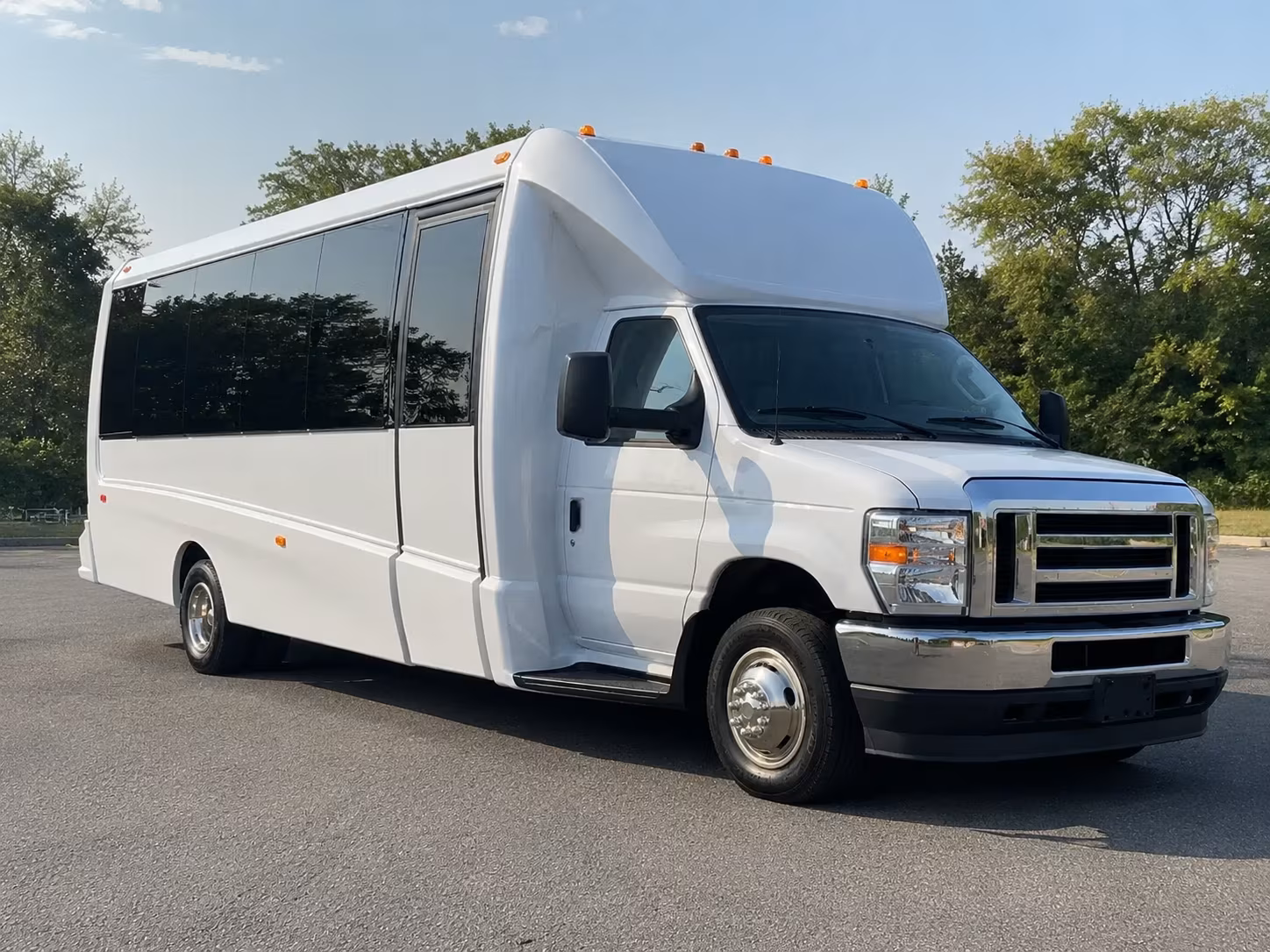 Tallahassee Wedding Transportation party bus exterior