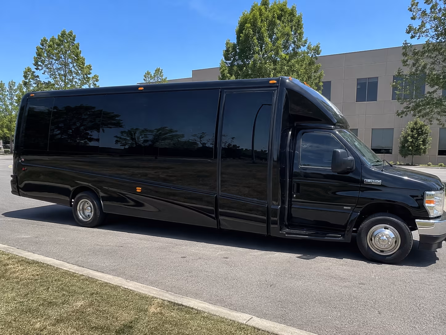 Tallahassee Wedding Transportation party bus interior