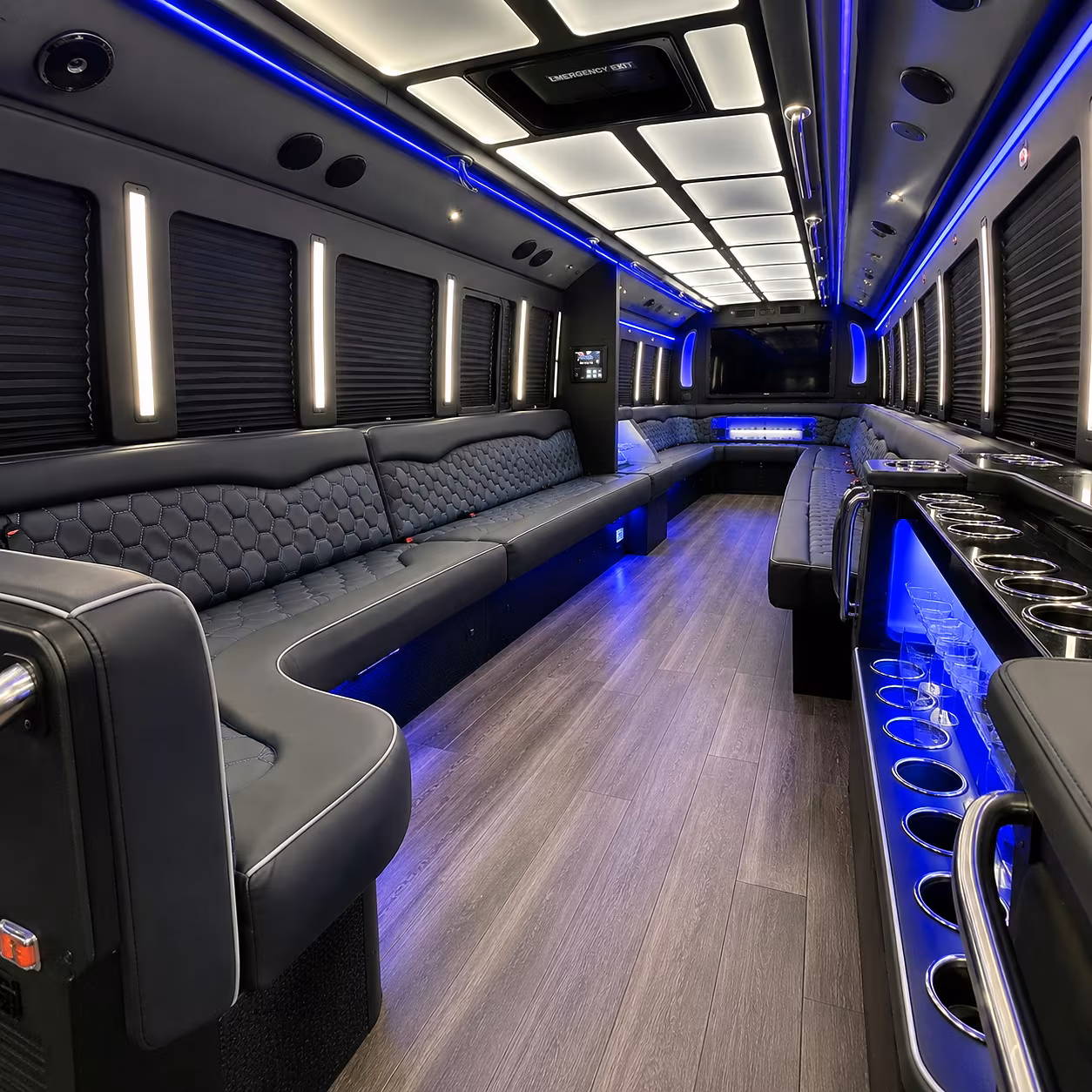 Tallahassee Winery Tour & Pub Crawl Transportation onboard seating