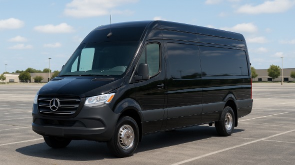 Exterior of Tallahassee Party Bus Company's 14 Passenger Sprinter Limousine in Tallahassee