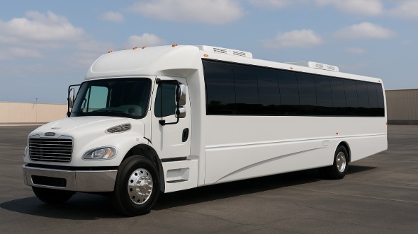 Exterior of Charter Bus Company Tampa's 28 Passenger Party Bus in Tampa