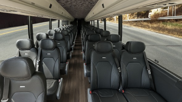 Interior of Charter Bus Company Tallahassee's 30 Passenger Minibus in Tallahassee