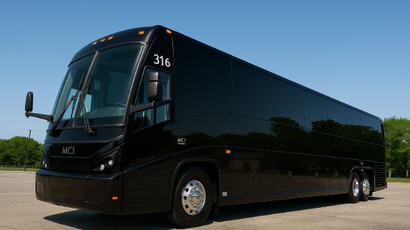 Exterior of Charter Bus Company Tallahassee's 45 Passenger Charter Bus in Tallahassee
