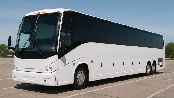 Exterior of Charter Bus Company Clearwater's 50 Passenger Party Bus in Clearwater
