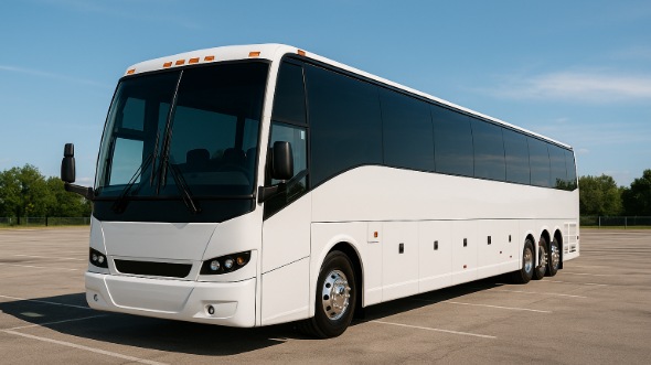 Exterior of Charter Bus Company Tallahassee's 55 Passenger Charter Bus in Tallahassee