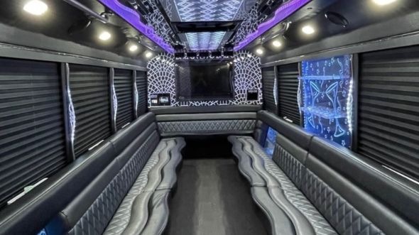 tallahassee 30 passenger party bus interior